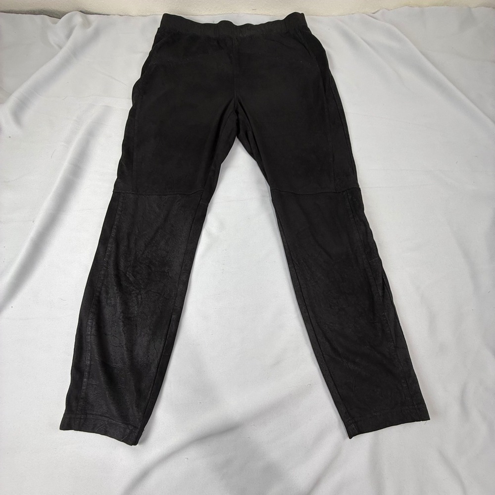 Free people Faux Leather Paneled Leggings Pants Womens M High Rise Stretchy